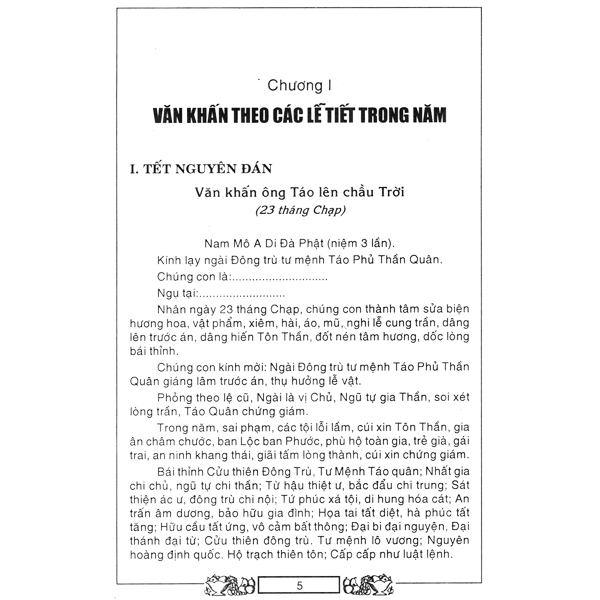 Văn Khấn Cổ Truyền Việt Nam - Văn Khấn Nôm ( bìa màu vàng)