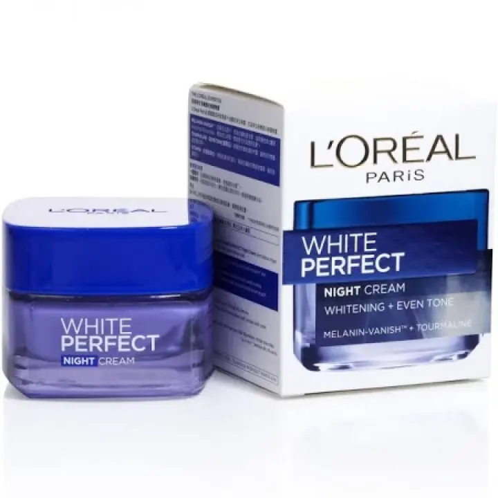 loreal white perfect night cream