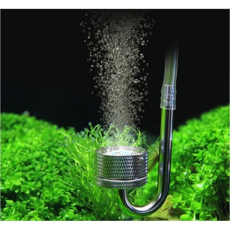 CỐC SỦI CO2 INOX MUFAN KÈM NÚT HÍT . Rain Aqua