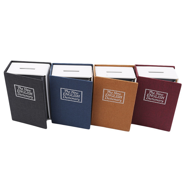 Dictionary Mini Safe Box Book Money Hidden Secret Security Safe Lock ...