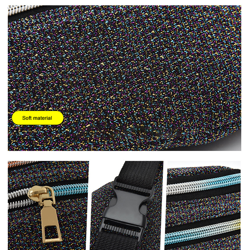 Waist Belt Bag Korean Chest Crossbody Bag Feni Belly Bags Women Girl Gift Pouch Present Phone Holographic Fanny Pack Shiny.