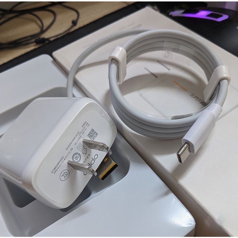 Bộ sạc siêu nhanh Super Vooc 6A 65W Chân TypeC