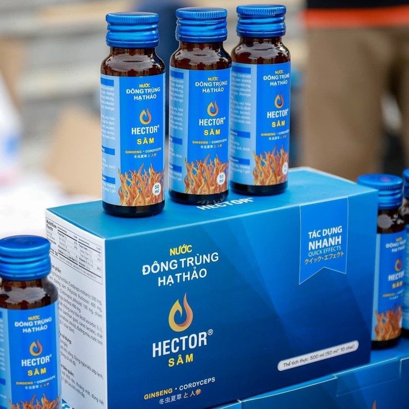Đông trùng hạ thảo Hector Sâm Hộp 10 Chai