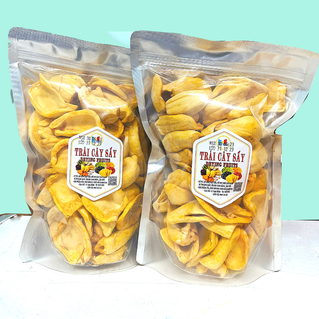 500gr Mít sấy giòn ( hàng xuất khẩu : giòn,ngọt,miếng nguyên cánh) MÍT THÁI