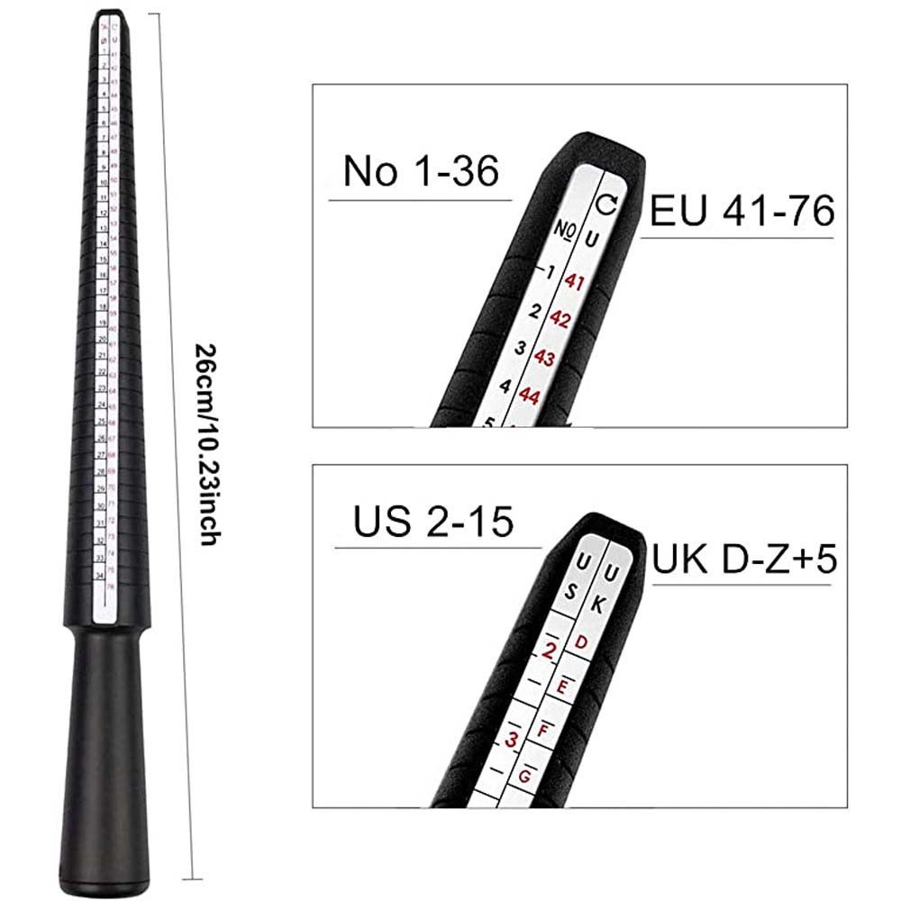 Women European Size Ring Ruler Ring Diameter Accessory Ring ...