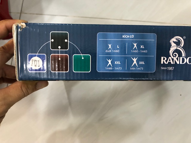 Áo mưa bộ vải dù 2 lớp RB2