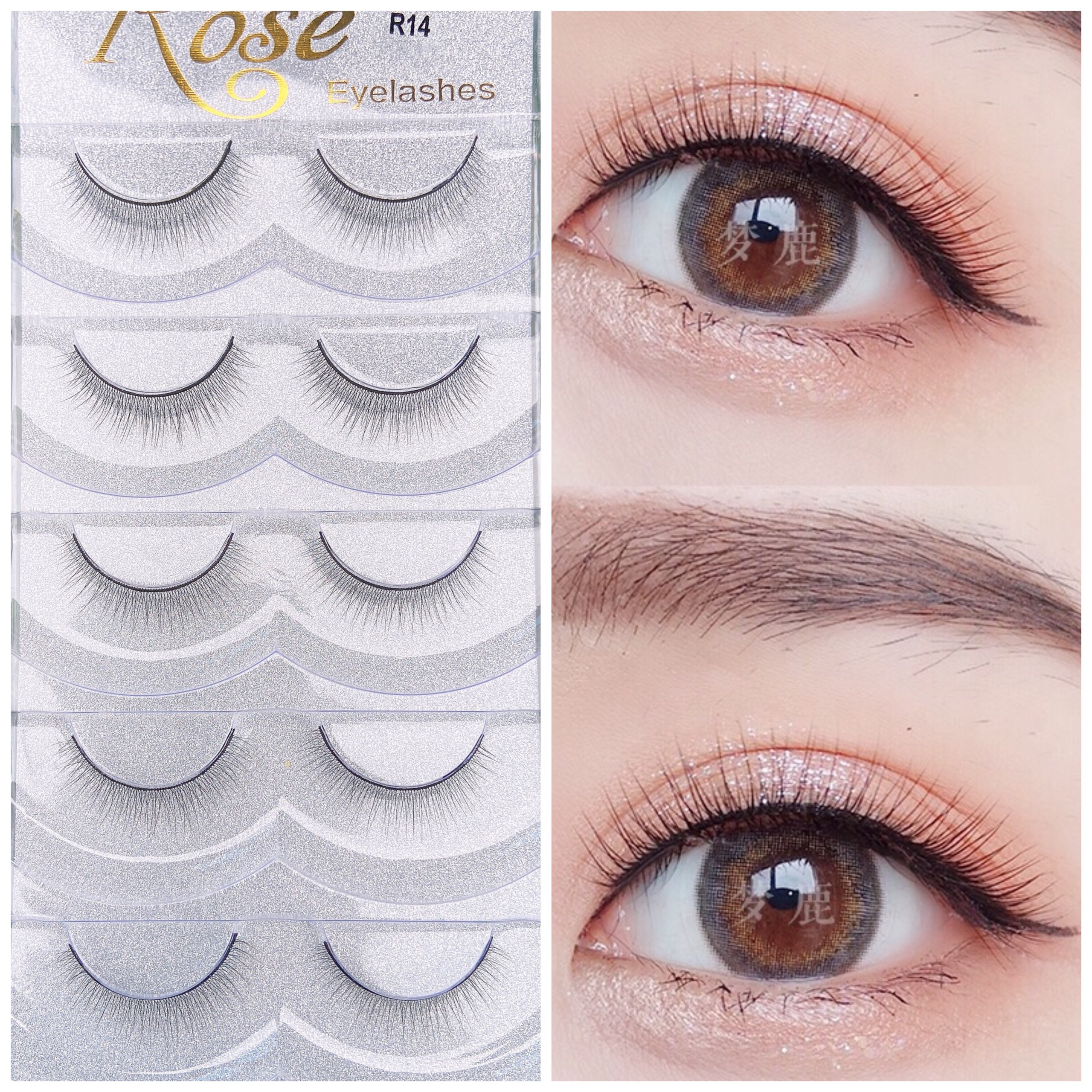 Lông Mi Gỉa Cao Cấp 5 CẶP " Rose" Nhiều Mã