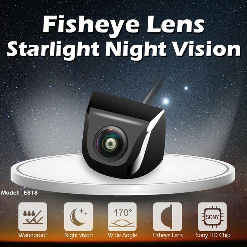 Car Rear View Camera Car Rear View Camera HD Night Vision Reversing Parking Monitor 170 Degree Fish Eye Lens IP68 Waterproof