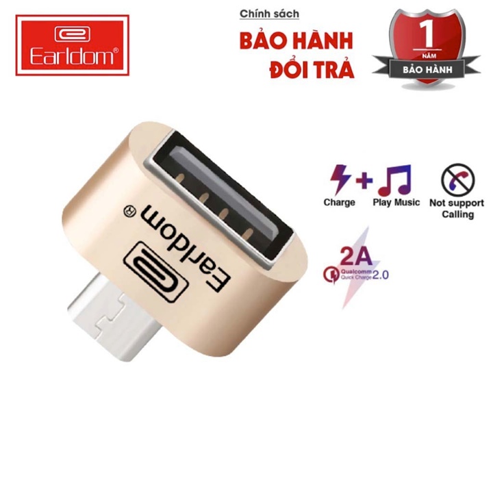 Jack chuyển micro sang cổng usb earldom ot-01