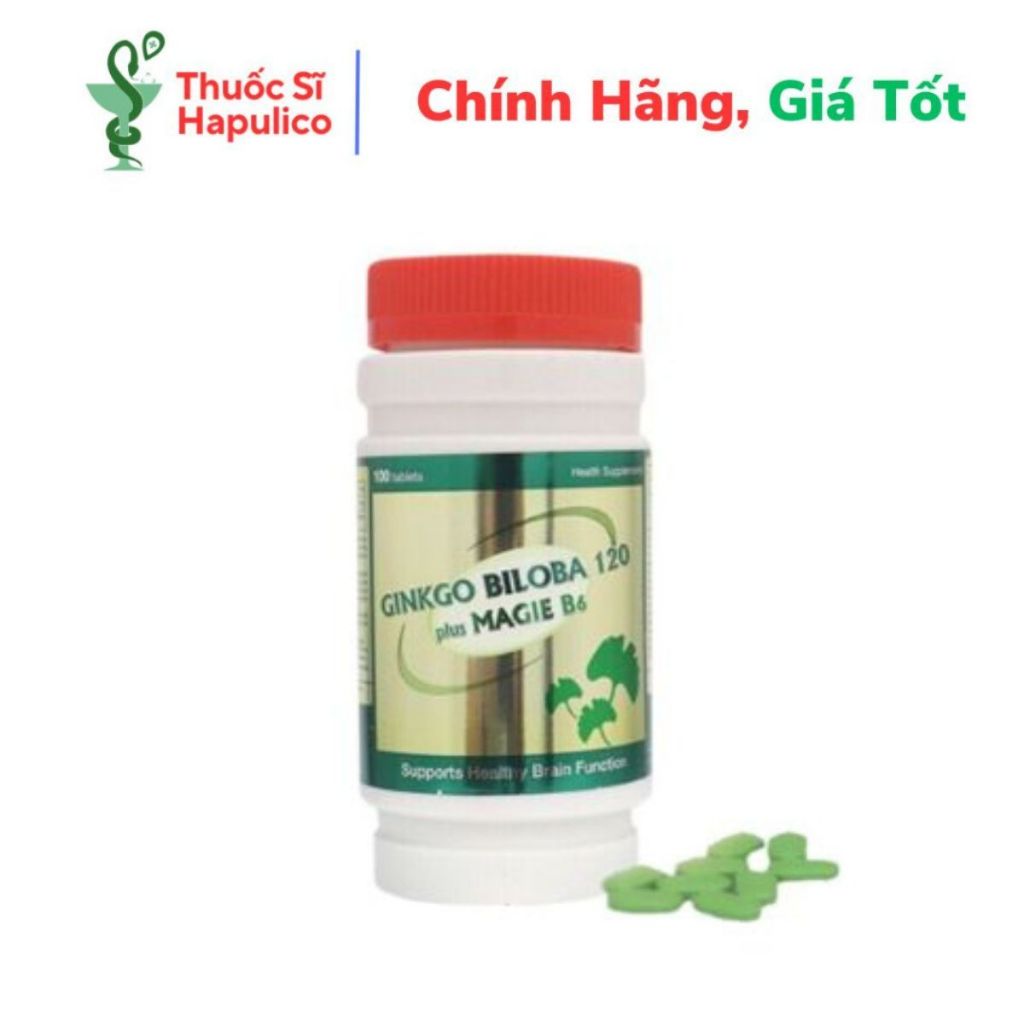 Ginkgo biloba 120 plus magie b6 - bổ thầƞ kinh, bổ não