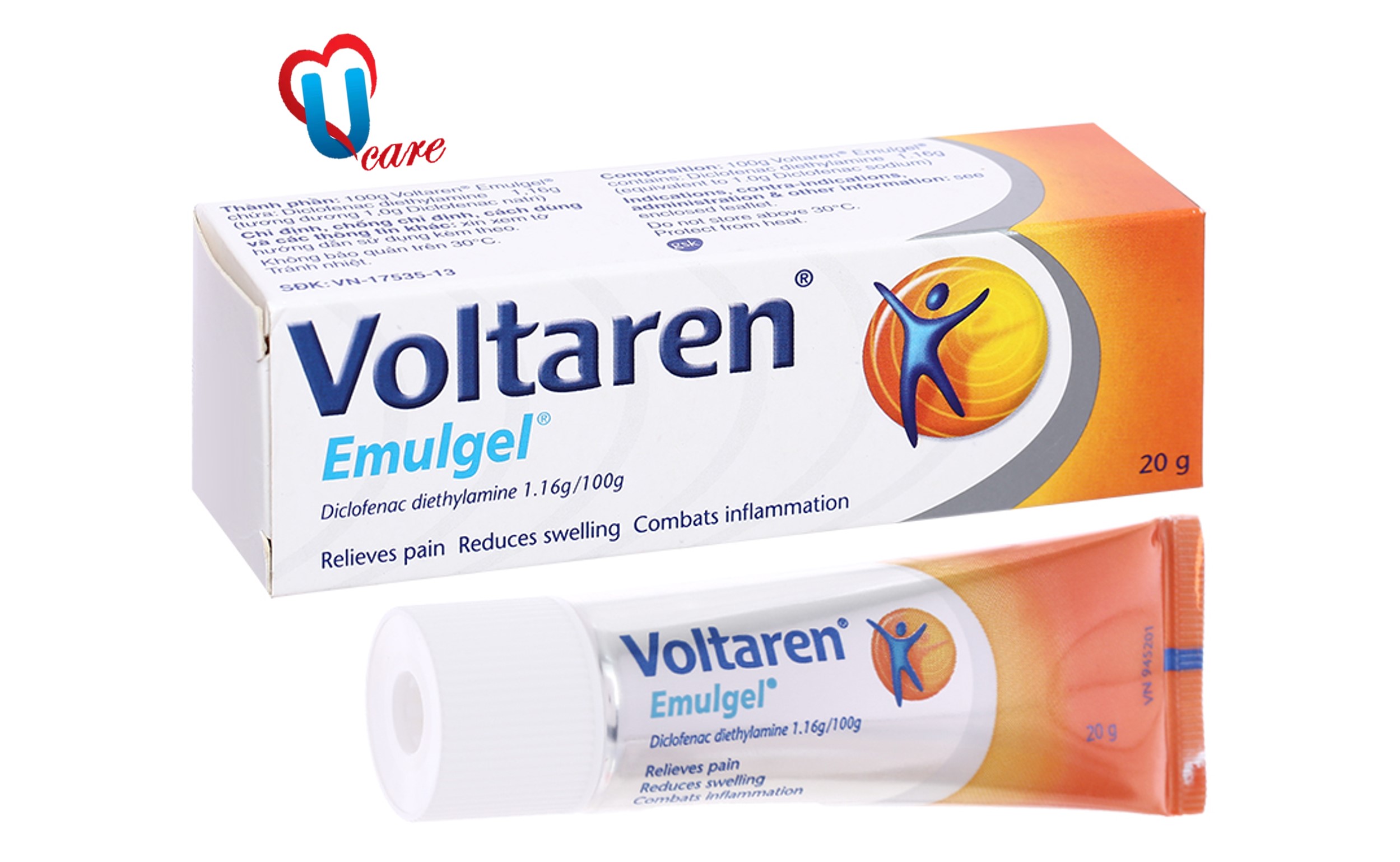 [SG Stock] Voltaren Emulgel Muscle and Back Pain Relief 20g -Relief Of ...