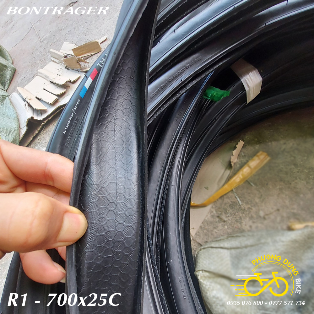 Lốp (Vỏ) trọc xe đạp BONTRAGER TREK R1 700x25C
