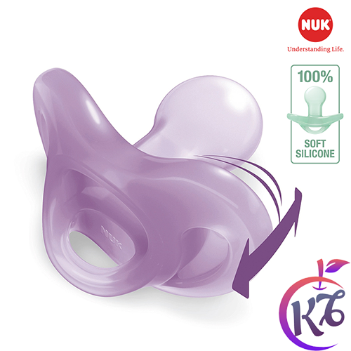 Ty ngậm nuk sensitive silicone cho bé 6-18 tháng - nu33087 - ti ngam tre em