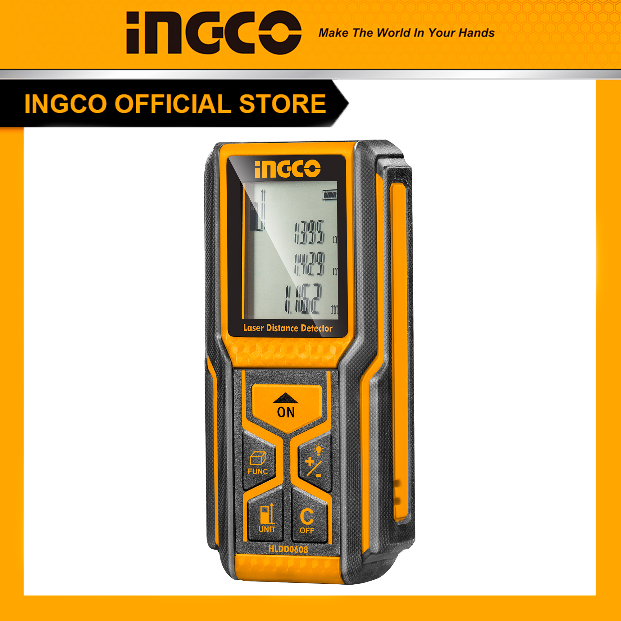 Thướt đo khoảng cách laser ingco hldd0608