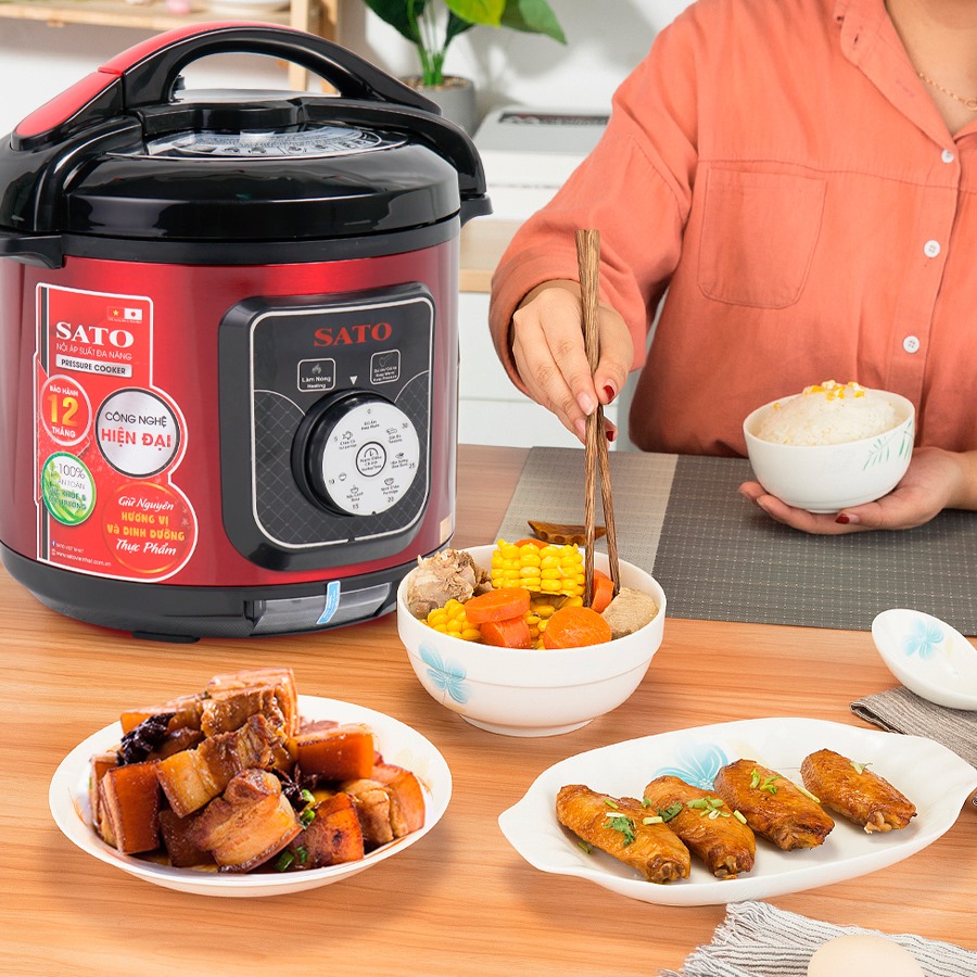 Nồi áp suất đa năng 6L Sato 6AS019