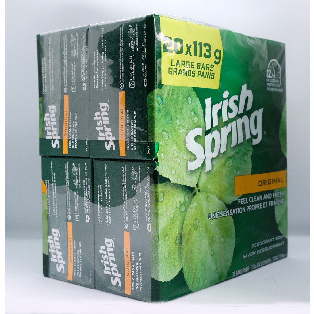 Xà phòng thơm Irish Spring Mỹ (113g)