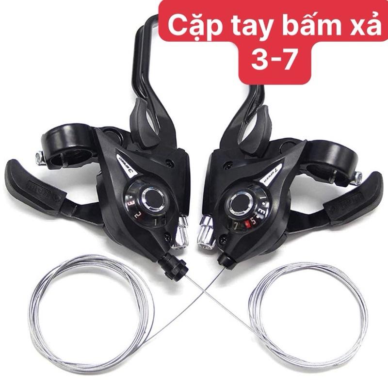 tay bấm xả 3-7 shimano .