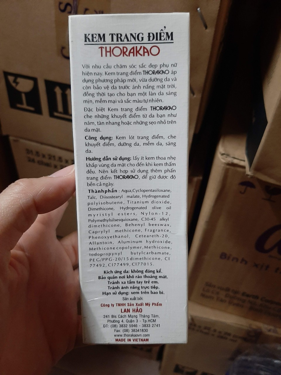 Kem Trang Điểm THORAKAO Liquid 40g