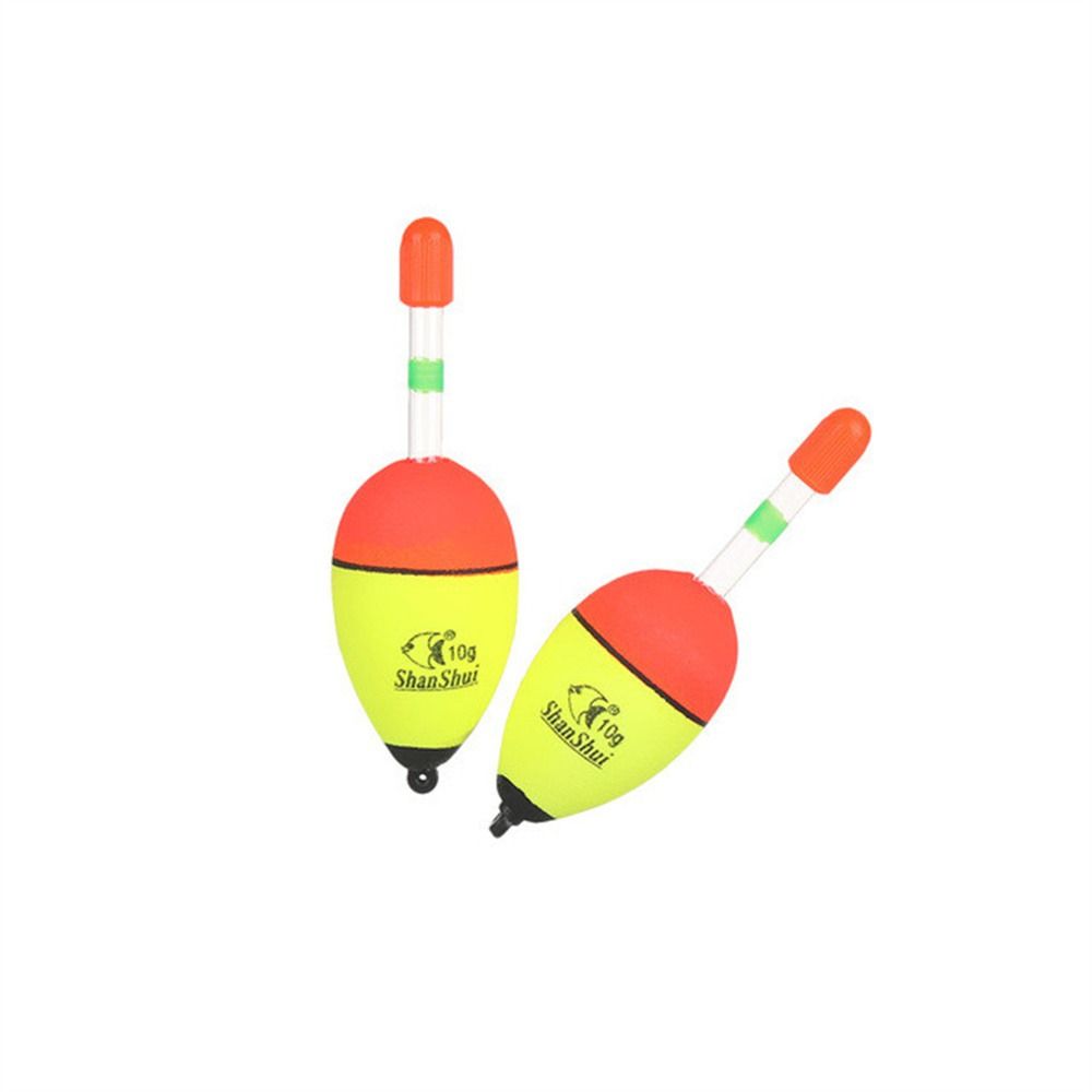 ORTADD Night Fishing 2Pcs Float Fish Bait Luminous Buoyancy Rock Fishing Float Light Stick Fishing Float Foam Float Fishing Bobber