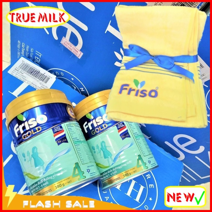 Bộ 2 lon Sữa bột Friso Gold 4 380g - sua bot friso - sua cho be - friso 4 - friso gold 4 - friso 380g - san pham dinh duong - friso gold - friso gold 380g - sua friso gold 4 chinh hang