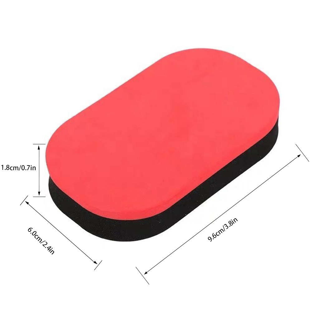 FG 1PC EVA Table Tennis Racket Rubber Cleaning Sponge Red And Black Double-Sided Sponge Table Tennis Cleaning Supplies. 