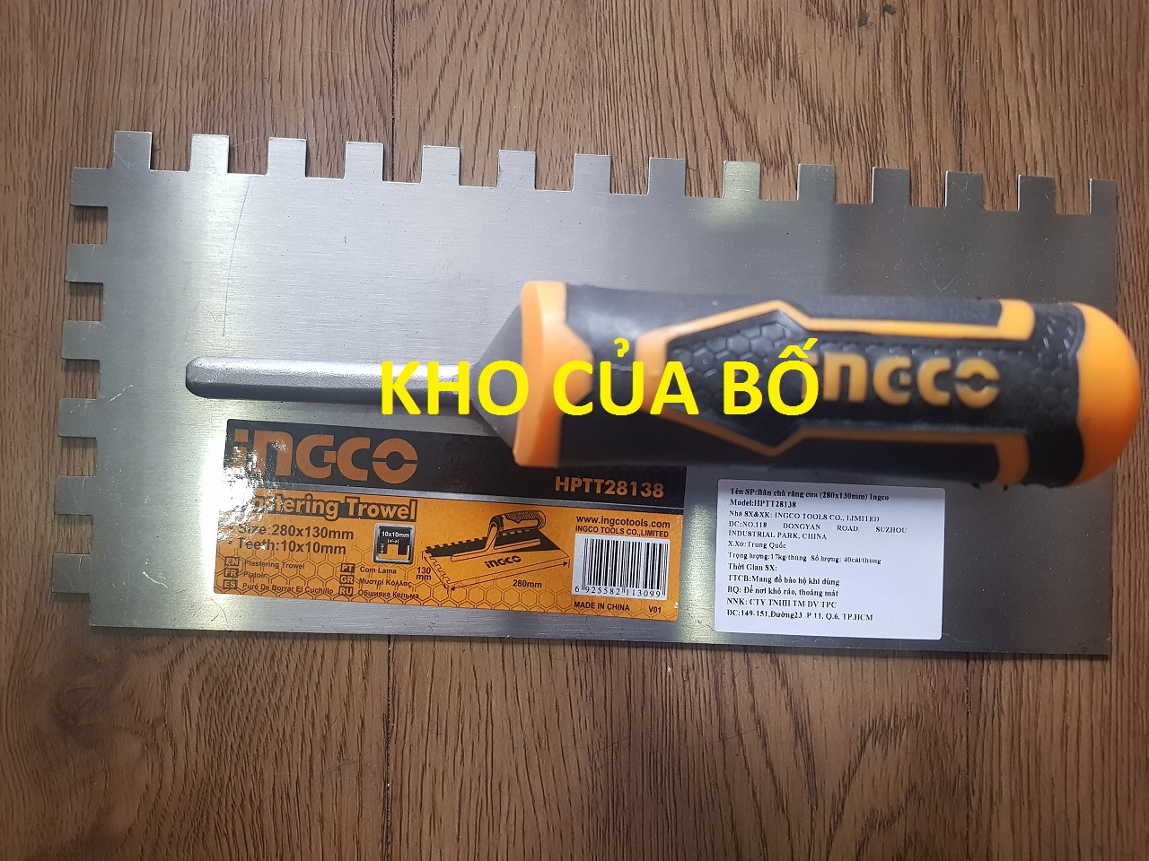 280x130mm, bàn chà răng cưa, ingco,hptt28138