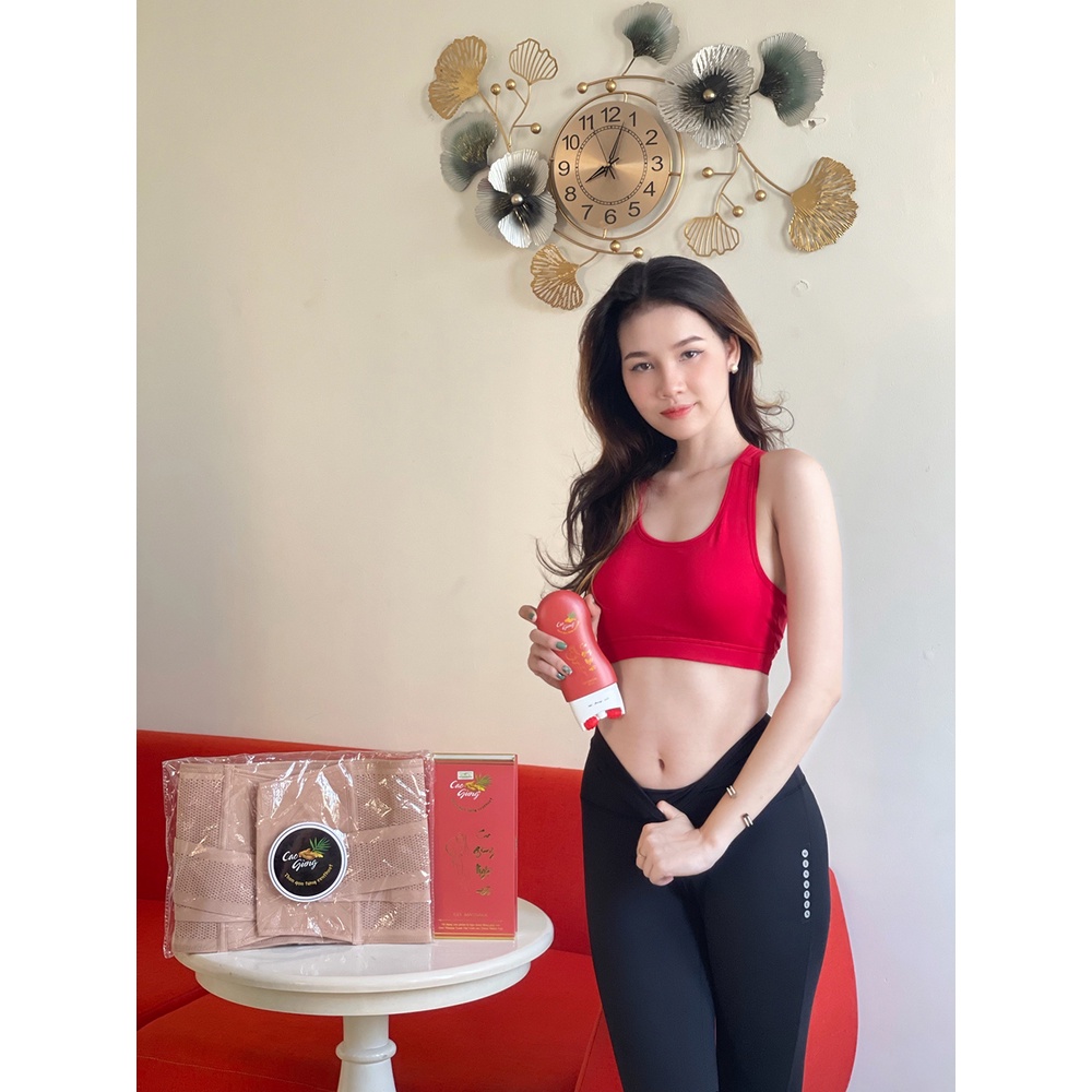 Cao Gừng Nghệ Đỏ Thanh Lăn Tan Mỡ 180ml