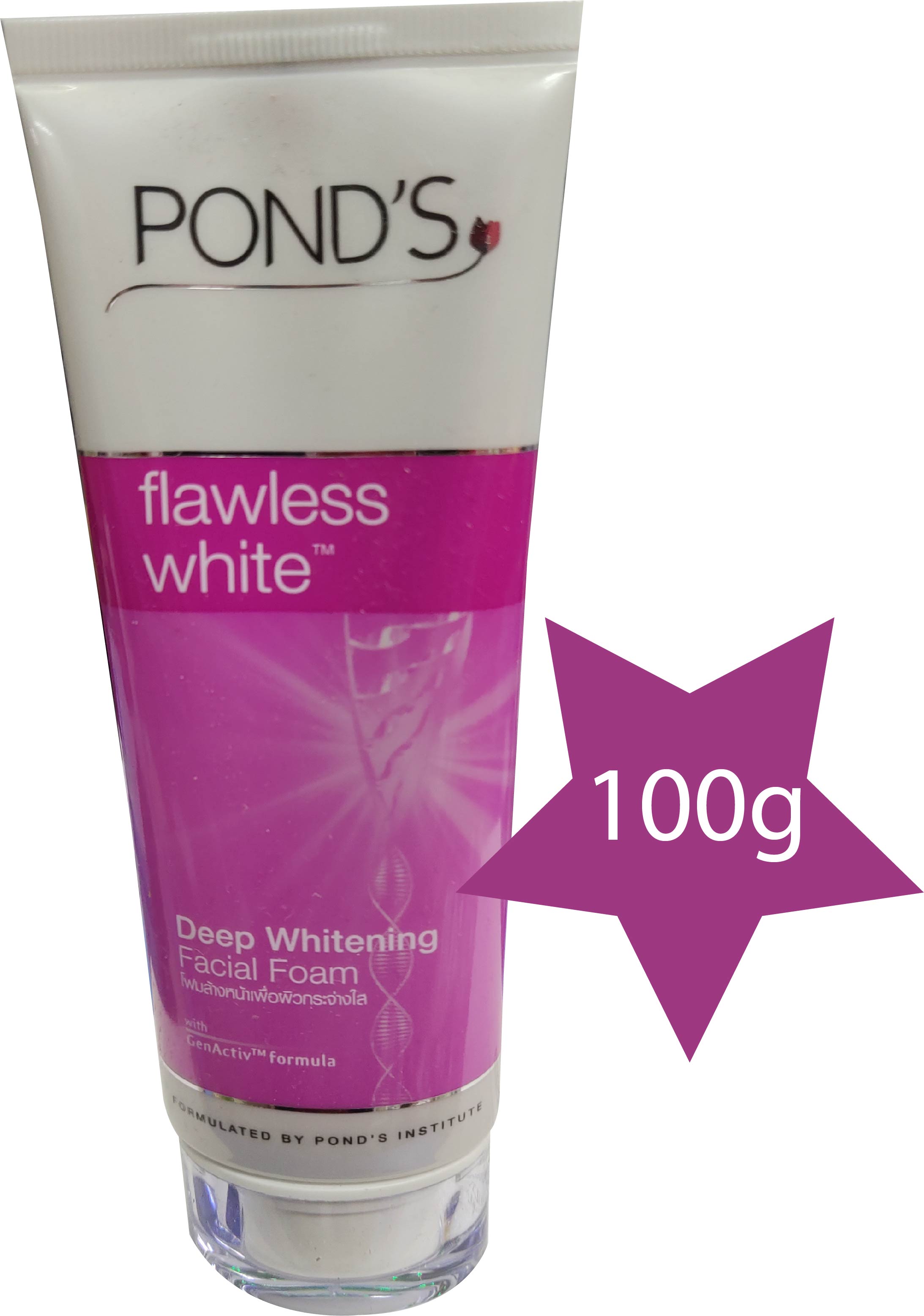 facial foam ponds flawless white
