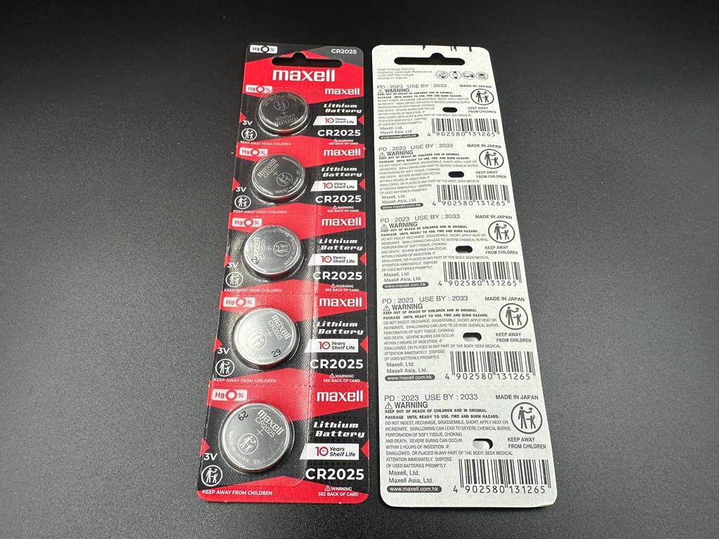 thumbnail image 2 of Maxell CR2025 LITHIUM ORIGINAL Battery (BATTERIES 100) - Judge Watches 2 of 12
