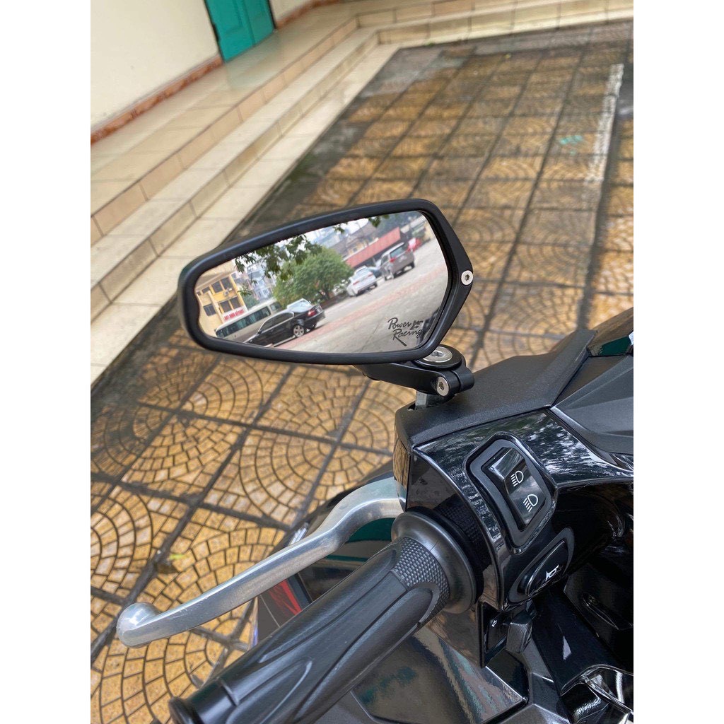 Gương Gù Nhập Thái Xịn - Mặt Kính Trắng < Gương Gù Gắn Chân Gương và Gù Tay Lái >