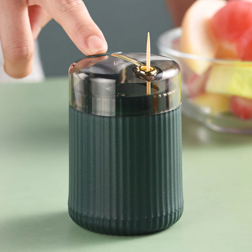 Toothpick Box Pop-up Creative Automatic Toothpick Dispenser Home light Luxury Portable Toothpick Storage
