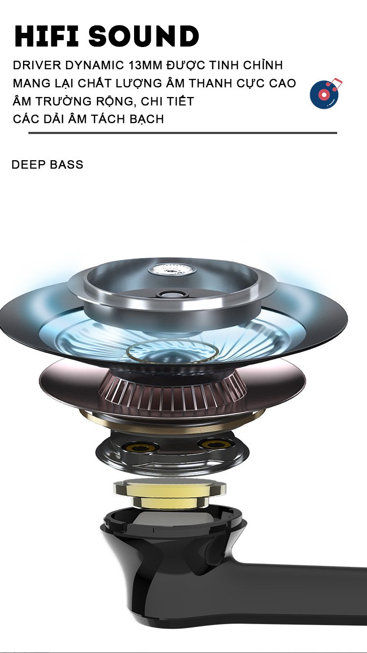 Tai nghe Bluetooth 5.3 Y28 tai phone không dây nghe nhạc thể thao chơi game nhét tai không độ trễ pin trâu đàm thoại 2 bên hỗ trợ mọi dòng máy