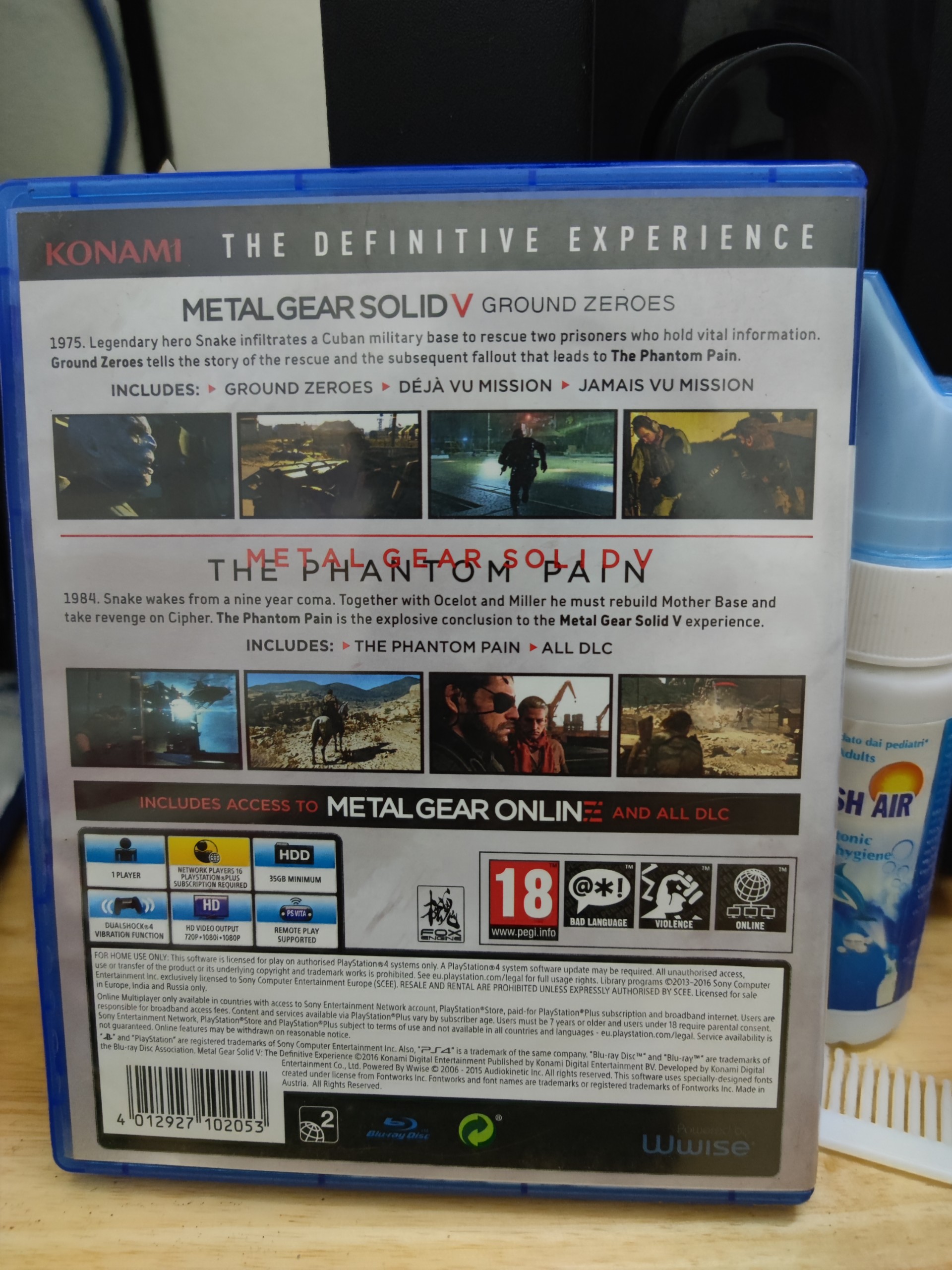 Đĩa game PS4 Metal Gear Solid V - The Definitive Experience