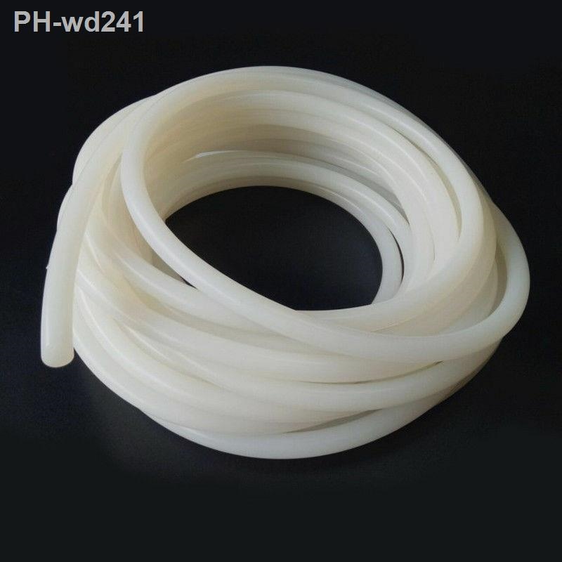 Solid Silicone Cord Dia 1.5mm 2mm 3mm 6mm 8mm 10mm 16mm White Rubber Gasket  Trim Seal Strips O Ring High Temperature Waterproof