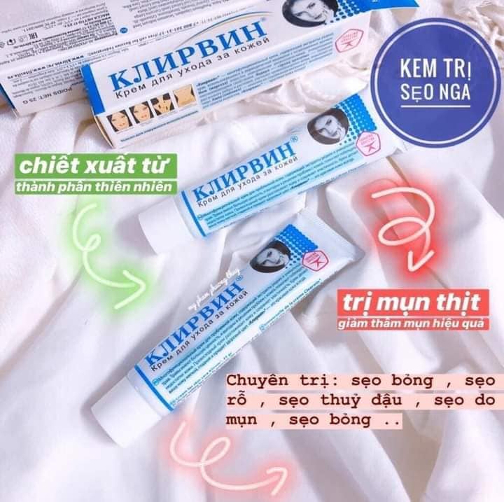 Kem mờ sẹo nga klirvin 25g