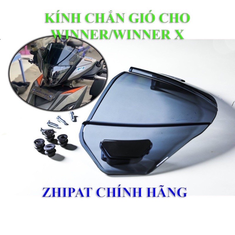 Mão xe wave / kính chắn gió winner x /winner/ wave, sirius, exciter chính hãng zhipat