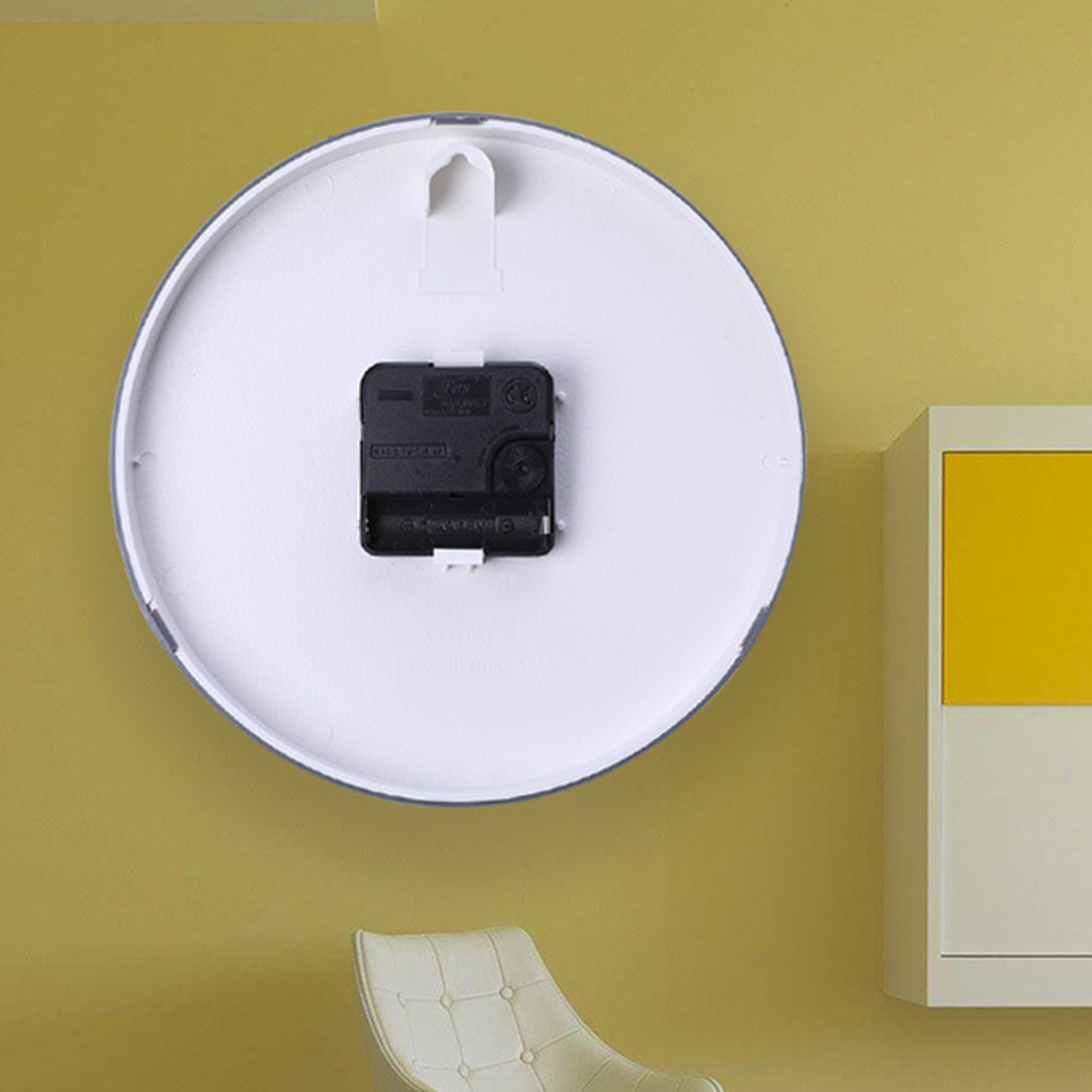 Office Wall Clock Modern Wall Clock Non-ticking Wall Clock Easy-to-read Quartz Clock for Home Decor