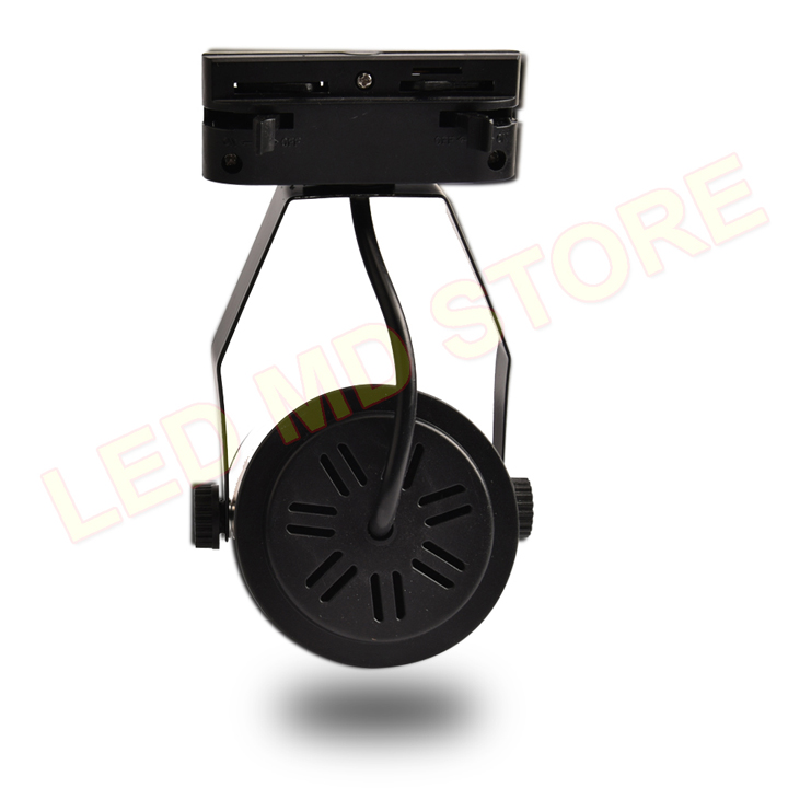 Đèn Led Rọi Ray COB vỏ đen ánh sáng vàng  12W - MD68