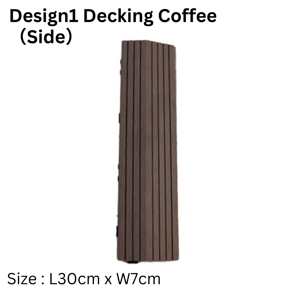 [SG SELLER] Decking Tile Wood Decking Turf Waterproof Deck Plank DIY