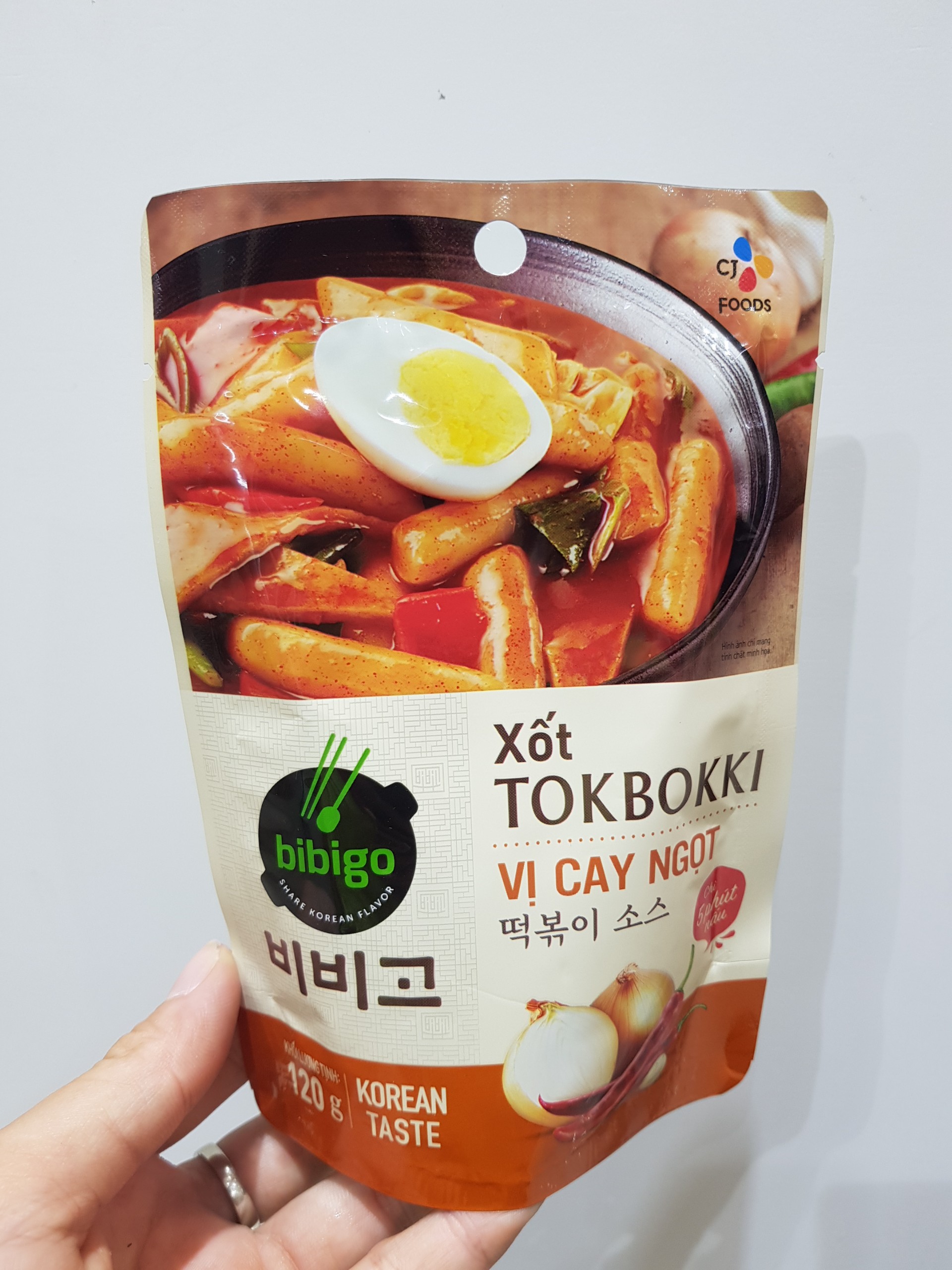 Xốt nấu Tokbokki Hàn Quốc vị cay ngọt 120g