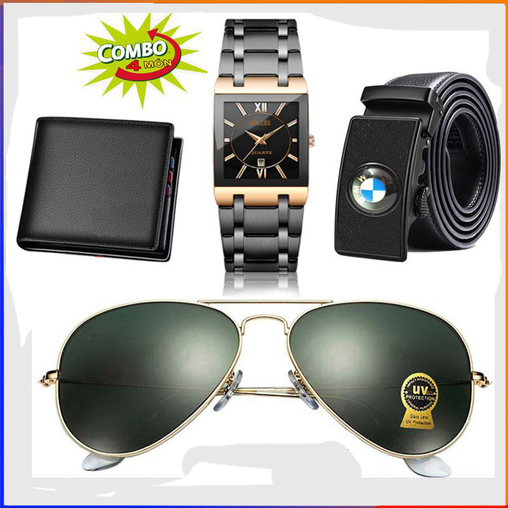 Combo 4 món phụ kiện nam thời trang