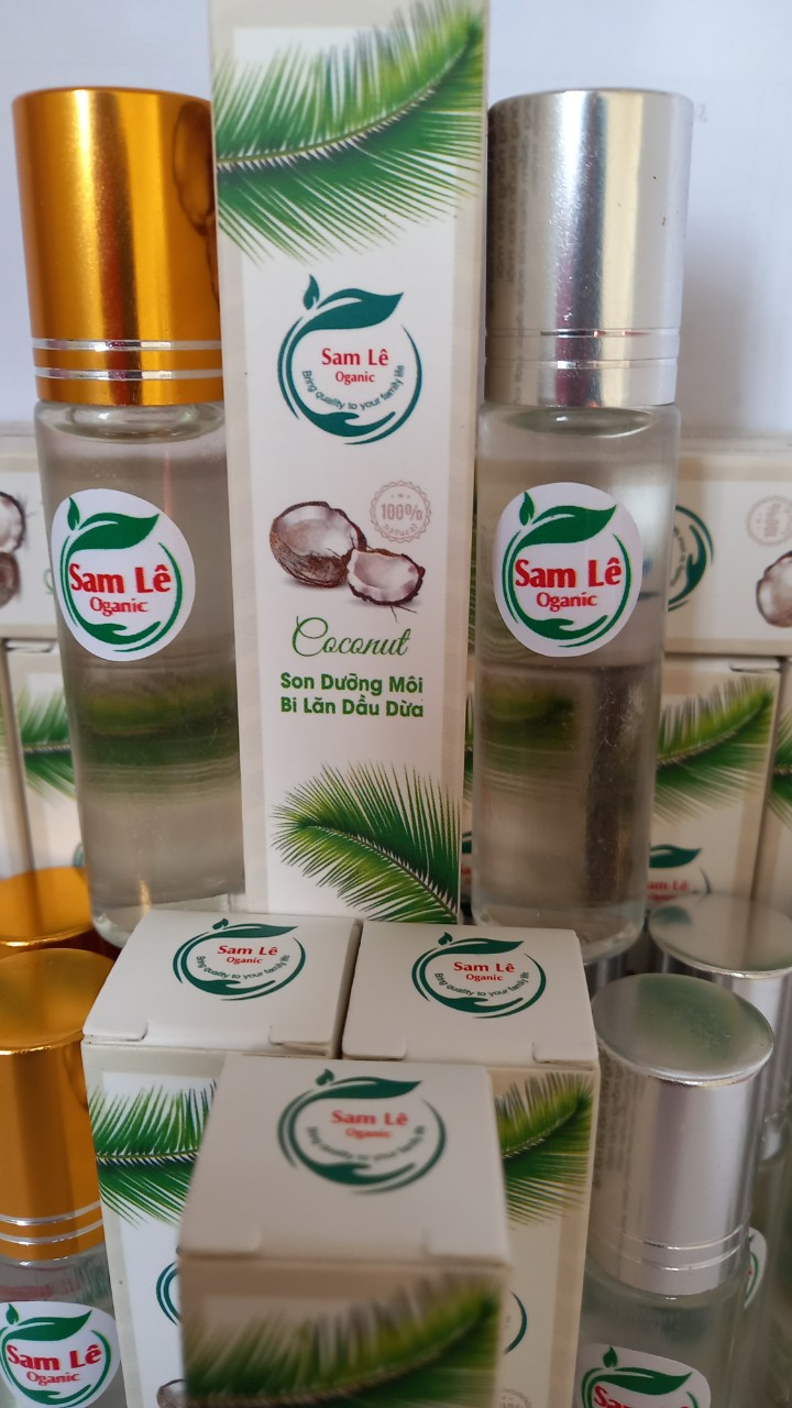 SON MÔI DẦU DỪA DẠNG BI LĂN 10ML
