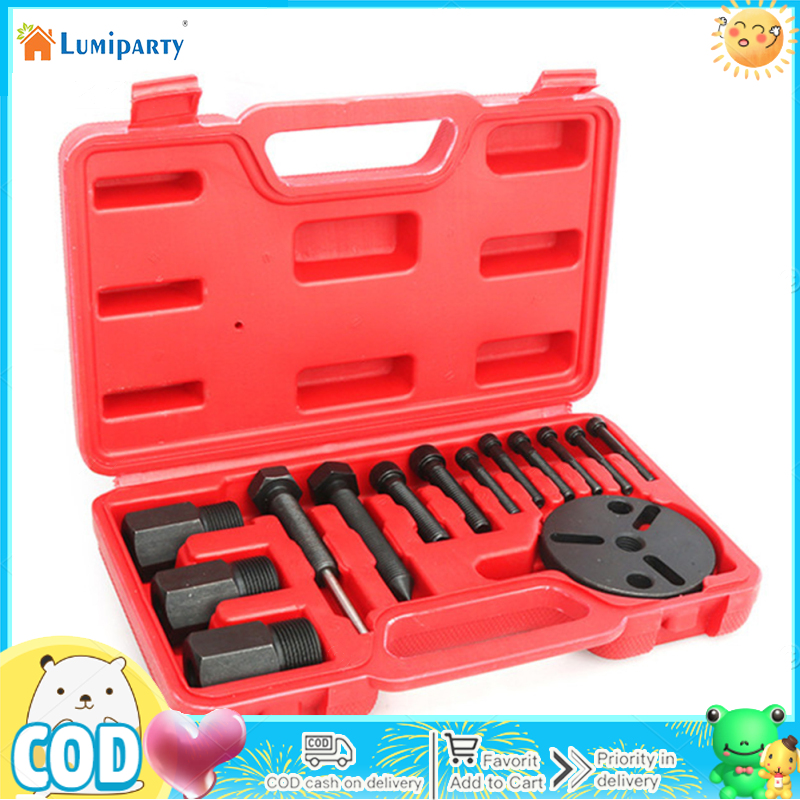 Air Compressor Clutch Rebuild Removal Tool Kit AC Clutch Puller Auto Air Conditioning Compressor Maintenance Tool