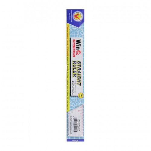 Combo 10 Cây Thước Kẻ nhựa dẻo WinQ, thước học sinh
