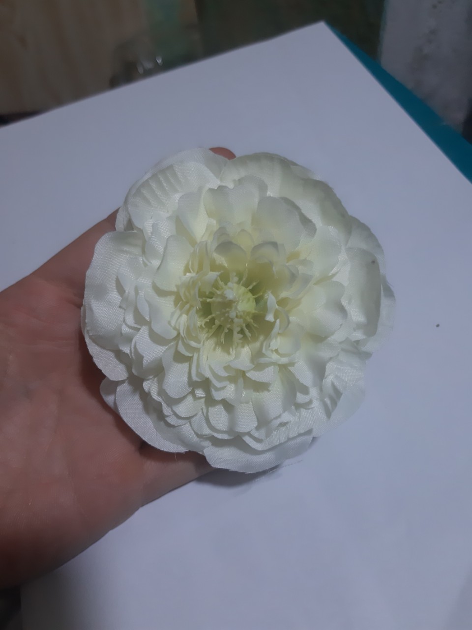 (10cm)Đầu hoa tràm trang trí,hoa tràm lụa cao cấp đầu bông 5cm