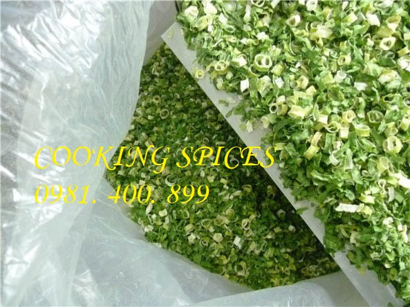Hành Lá Sấy Lạnh, lá gia vị sấy khô ( Green Onion ) loại 1