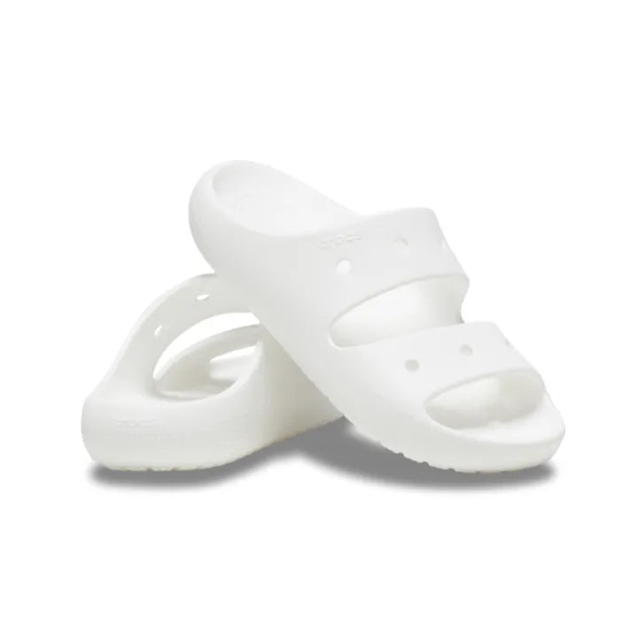 Dép Xăng Đan Unisex Crocs Classic V2 - White - 209403-100
