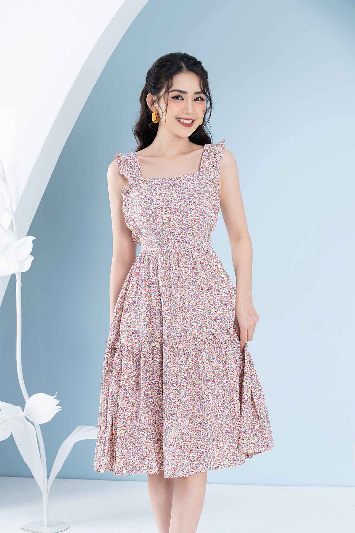 Váy Đầm Thiết Kế Nữ LUPERI LFV3210