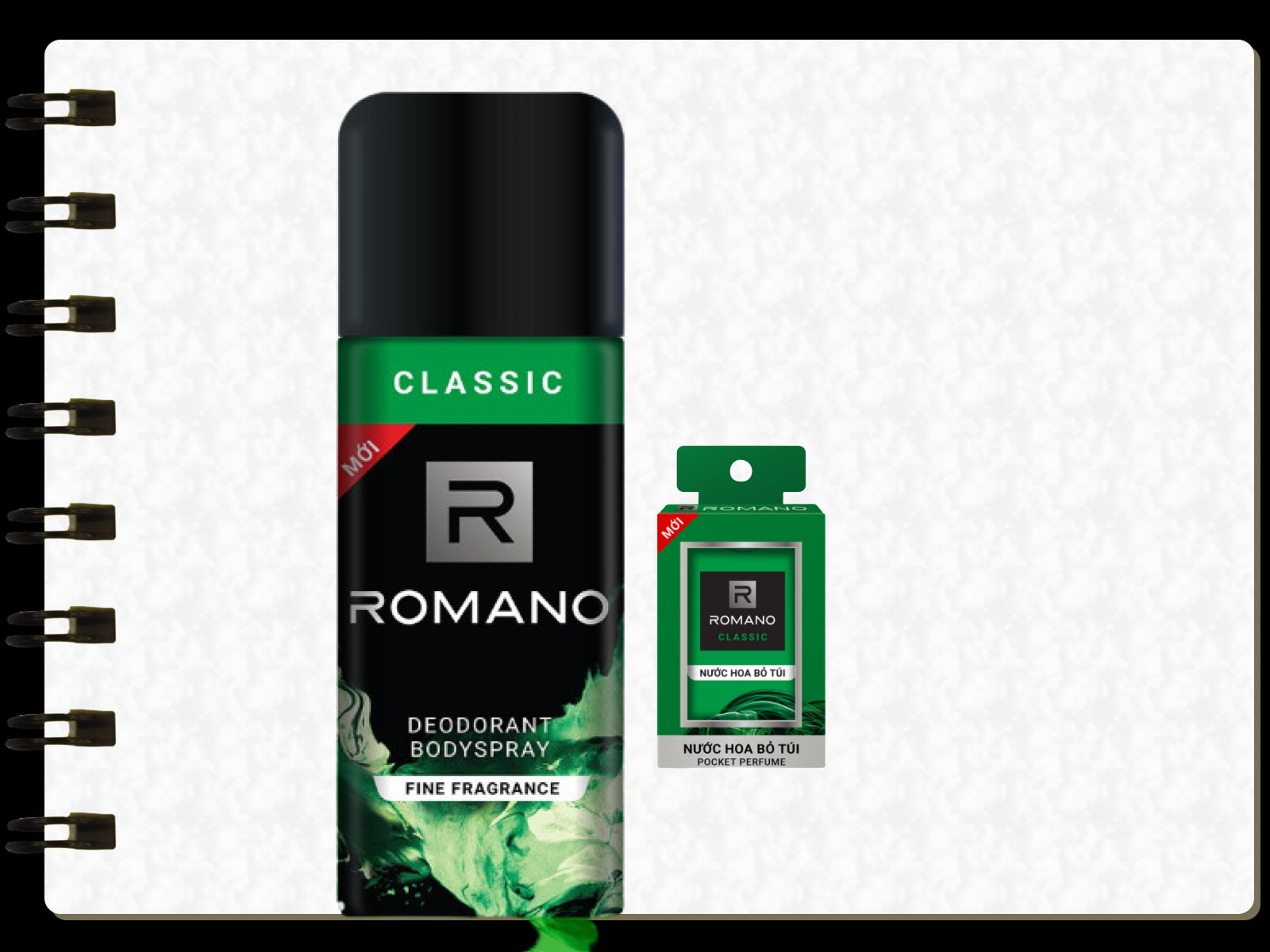 ROMANO XỊT KHỬ MÙI ROMANO HƯƠNG CLASSIC XANH LÁ KÈM NƯỚC HOA 18ML