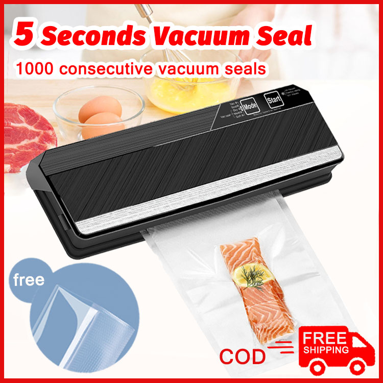 [COD]Food Vacuum Sealer Machine Commercial Vacuum Sealer Dry and Wet Mode Automatic Vacuum